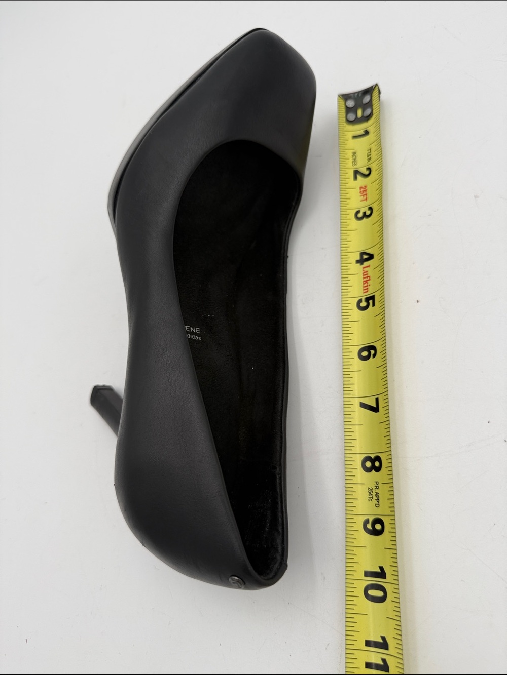 Rockport Black Square-Toe High Heel Pumps women 8M office casual retro leather - Picture 11 of 11